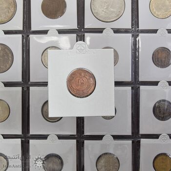 سکه 25 دینار 1314 مس - AU58 - رضا شاه سکه 25 دینار 1314 مس - AU58 - رضا شاه