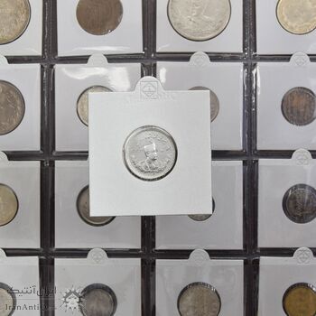 سکه 500 دینار 1307 - AU50 - رضا شاه