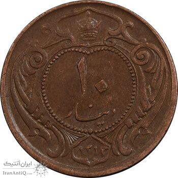 سکه 10 دینار 1314 مس - MS60 - رضا شاه سکه 10 دینار 1314 مس - MS60 - رضا شاه