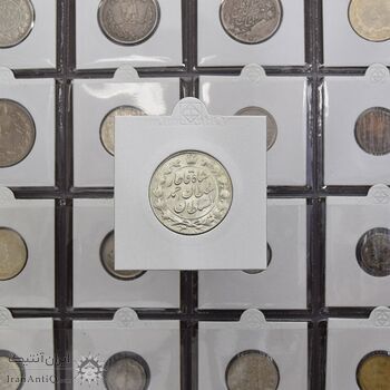 سکه 2 قران 1327 (تاج محمد علی شاه) - MS61 - احمد شاه