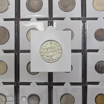 سکه 2 قران 1327 (تاج محمد علی شاه) - MS61 - احمد شاه