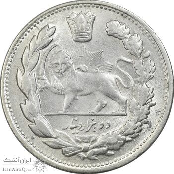 سکه 2000 دینار 1332 تصویری (صورت برجسته) - MS62 - احمد شاه سکه 2000 دینار 1332 تصویری (صورت برجسته) - MS62 - احمد شاه