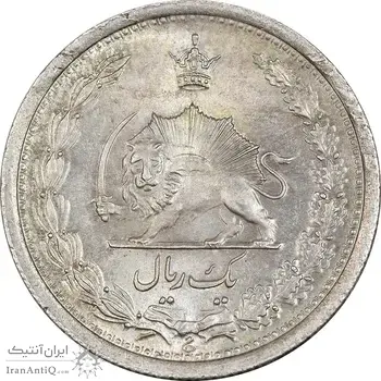 سکه 1 ریال 1310 - MS64 - رضا شاه