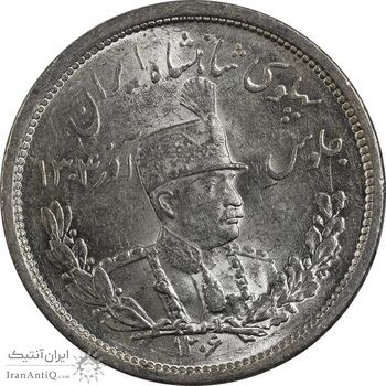 سکه 2000 دینار 1306L تصویری - MS64 - رضا شاه سکه 2000 دینار 1306L تصویری - MS64 - رضا شاه