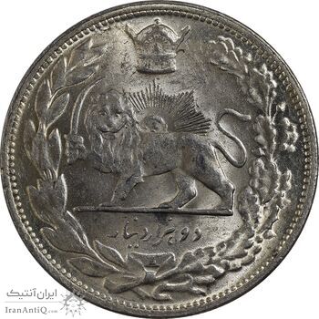 سکه 2000 دینار 1306L تصویری - MS64 - رضا شاه سکه 2000 دینار 1306L تصویری - MS64 - رضا شاه