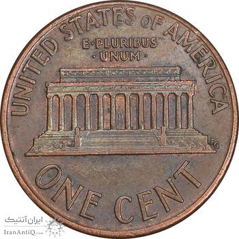 سکه 1 سنت 1990 لینکلن - EF45 - آمریکا