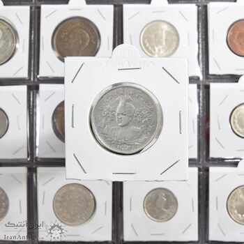 سکه 1000 دینار 1337 جلوس - AU50 - احمد شاه سکه 1000 دینار 1337 جلوس - AU50 - احمد شاه