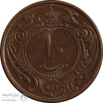 سکه 10 دینار 1314 مس - MS61 - رضا شاه سکه 10 دینار 1314 مس - MS61 - رضا شاه