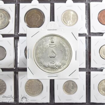 سکه 5 ریال 1310 - MS61 - رضا شاه