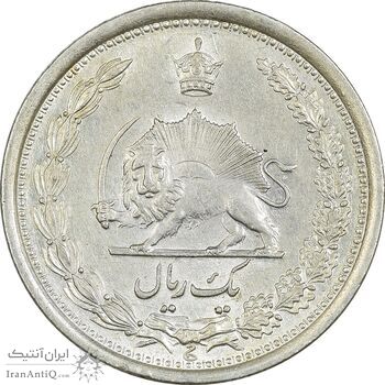 سکه 1 ریال 1310 - MS62 - رضا شاه سکه 1 ریال 1310 - MS62 - رضا شاه