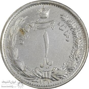 سکه 1 ریال 1310 - EF40 - رضا شاه