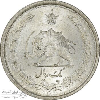 سکه 1 ریال 1313 - MS65 - رضا شاه