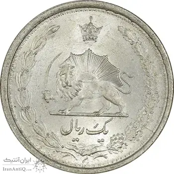 سکه 1 ریال 1313 - MS65 - رضا شاه