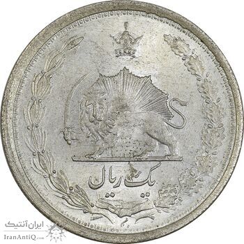 سکه 1 ریال 1313 - MS65 - رضا شاه