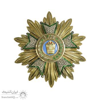 نشان تاج درجه یک 1332 - AU - احمد شاه