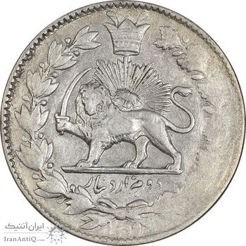 سکه 2000 دینار 1299 صاحبقران - EF45 - ناصرالدین شاه سکه 2000 دینار 1299 صاحبقران - EF45 - ناصرالدین شاه