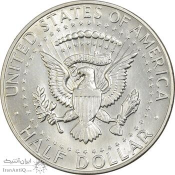 سکه نیم دلار 1968D کندی - MS62 - آمریکا