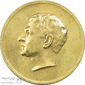 مدال برنز بیست و پنجمین سال سلطنت 1344 - AU - محمدرضا شاه