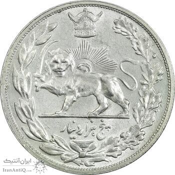 سکه 5000 دینار 1306H تصویری - MS62 - رضا شاه سکه 5000 دینار 1306H تصویری - MS62 - رضا شاه