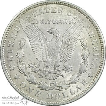 سکه یک دلار 1921 مورگان - AU55 - آمریکا