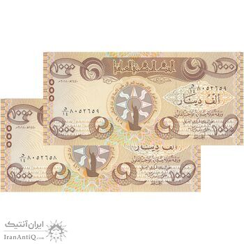 اسکناس 1000 دینار 2018 جمهوری - جفت - UNC64 - عراق