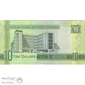 اسکناس 10 دالاسی بدون تاریخ (2015) جمهوری - تک - UNC63 - گامبیا