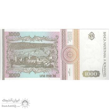 اسکناس 1000 لئو 1991 جمهوری - تک - UNC64 - رومانی