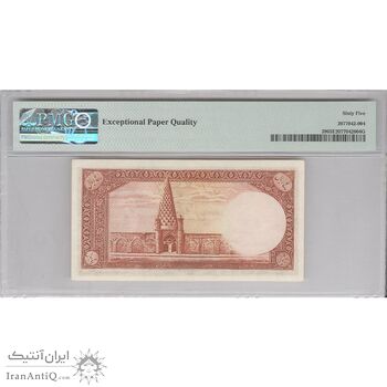 اسکناس 5 ریال - تک - UNC65 - محمد رضا شاه