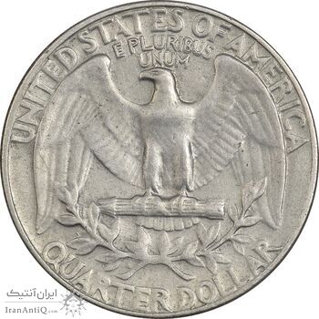 سکه کوارتر دلار 1969 واشنگتن - EF40 - آمریکا سکه کوارتر دلار 1969 واشنگتن - EF40 - آمریکا