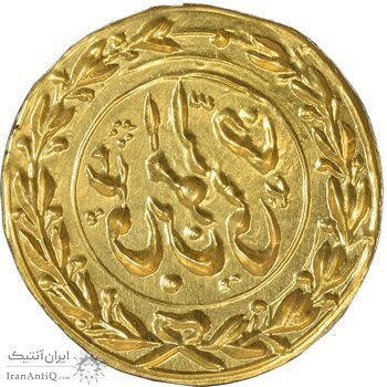 سکه طلا پولکی امام رضا (ع) - UNC - ناصرالدین شاه سکه طلا پولکی امام رضا (ع) - UNC - ناصرالدین شاه