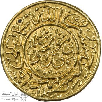 سکه طلا پولکی امام رضا (ع) 1330 - UNC - احمد شاه سکه طلا پولکی امام رضا (ع) 1330 - UNC - احمد شاه