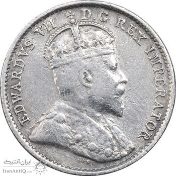 سکه 5 سنت 1909 ادوارد هفتم - EF40 - کانادا سکه 5 سنت 1909 ادوارد هفتم - EF40 - کانادا