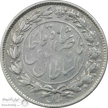 سکه 1000 دینار 1296 - VF30 - ناصرالدین شاه