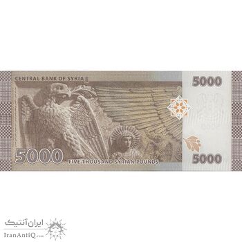 اسکناس 5000 لیره 2019 جمهوری عربی - تک - UNC63 - سوریه