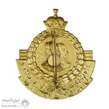 نشان فدراسیون کشتی به مناسبت صدمین سالگرد زادروز رضاشاه  - AU - محمد رضا شاه