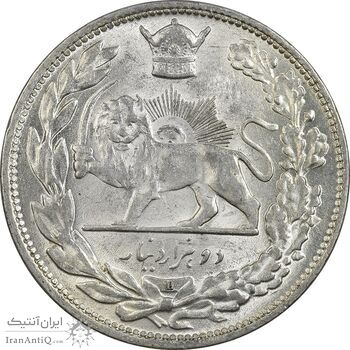 سکه 2000 دینار 1306 تصویری - ضرب لنینگراد - MS63 - رضا شاه سکه 2000 دینار 1306 تصویری - ضرب لنینگراد - MS63 - رضا شاه