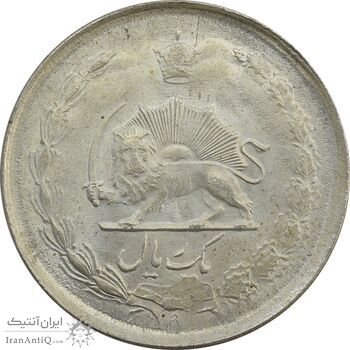 سکه 1 ریال 1323 - MS64 - محمد رضا شاه سکه 1 ریال 1323 - MS64 - محمد رضا شاه