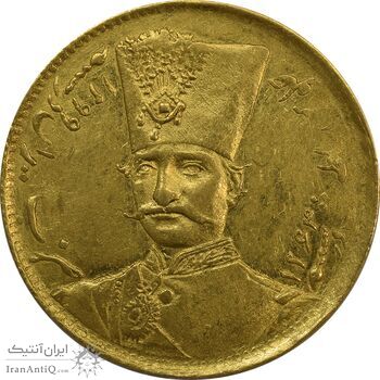 سکه طلا 1 تومان تصویری 1299 - MS63 - ناصرالدین شاه