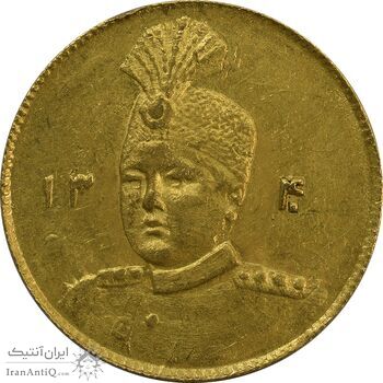 سکه طلا 1 تومان تصویری 1340 - AU58 - احمد شاه سکه طلا 1 تومان تصویری 1340 - AU58 - احمد شاه