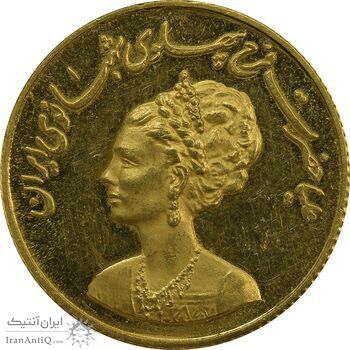 مدال طلا یادبود گارد شهبانو - نوروز 1353 - MS64 - محمد رضا شاه