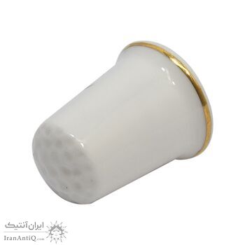 انگشتانه چینی قدیمی طرح گل - کد 005786