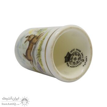 انگشتانه چینی قدیمی طرح خرگوش - کد 005790