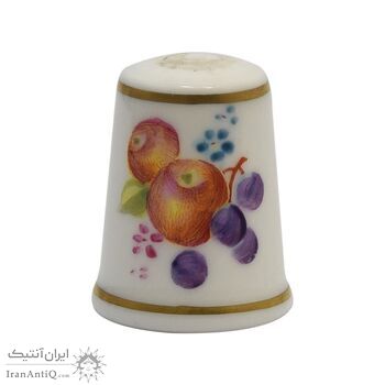 انگشتانه چینی قدیمی طرح میوه - کد 005793