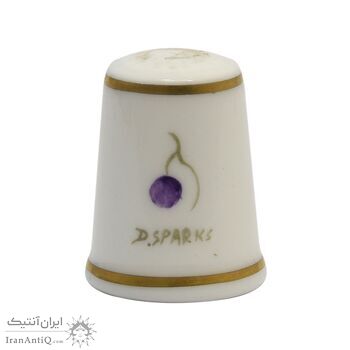 انگشتانه چینی قدیمی طرح میوه - کد 005793