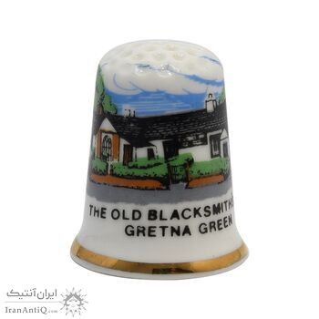 انگشتانه چینی قدیمی طرح آهنگری گرتنا گرین - کد 005797