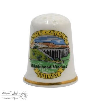 انگشتانه چینی قدیمی طرح پل راه آهن انگلستان - کد 005798 انگشتانه چینی قدیمی طرح پل راه آهن انگلستان - کد 005798
