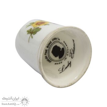 انگشتانه چینی قدیمی طرح گل - کد 005808