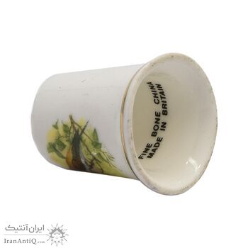 انگشتانه چینی قدیمی طرح پرنده - کد 005812