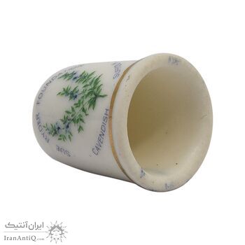 انگشتانه چینی قدیمی طرح رزماری - کد 005841