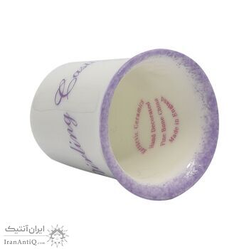 انگشتانه چینی قدیمی طرح گل - کد 005843